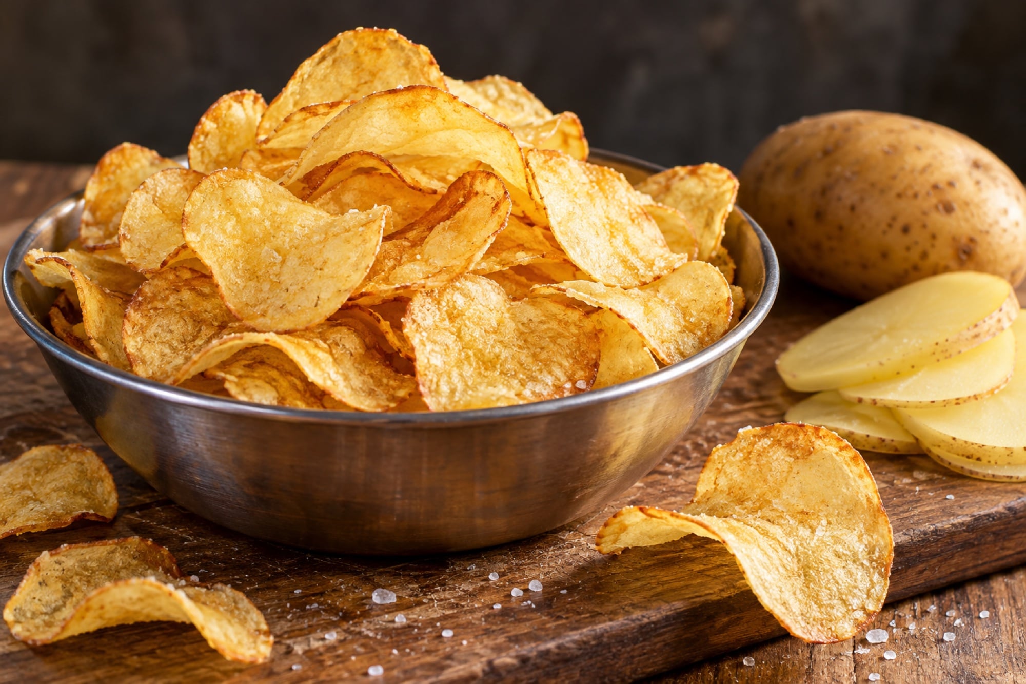 Patates Cipsini Sinirli Bir Aşçı mı Buldu?